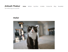 Tablet Screenshot of ankushthakur.com